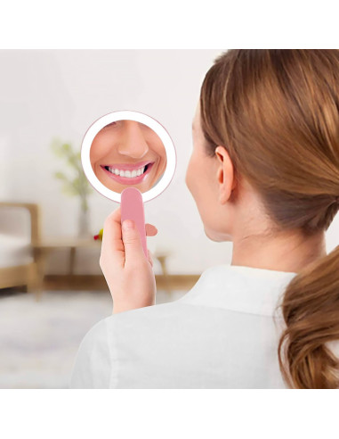 Miroir cosmétique avec lumière LED pour miroir...