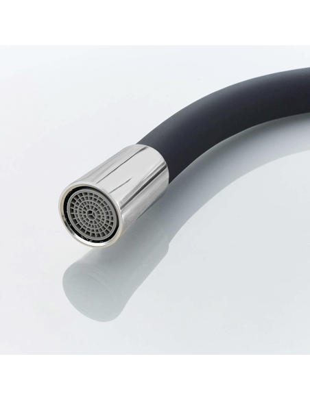 Robinet mitigeur flexible pivotant pour évier de cuisine