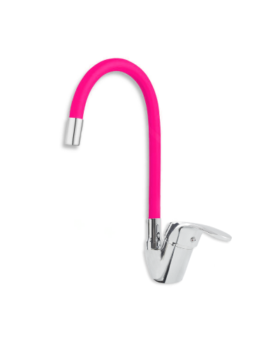 Robinet mitigeur flexible pivotant pour évier...