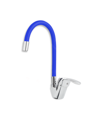 Robinet mitigeur flexible pivotant pour évier...