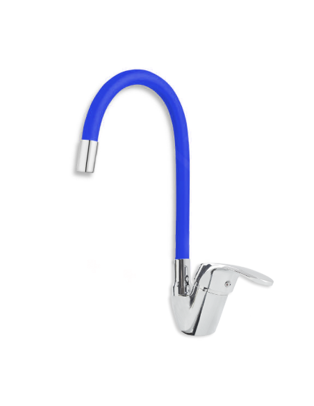 Robinet mitigeur flexible pivotant pour évier de cuisine