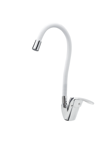 Robinet mitigeur flexible pivotant pour évier...