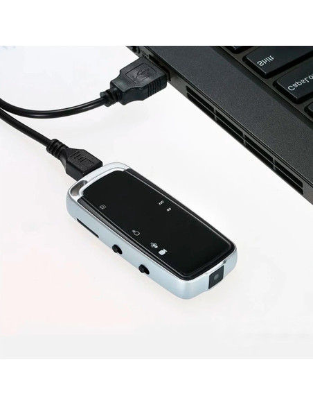 Mini microphone de poche pour enregistreur vocal vidéo numérique HD portable