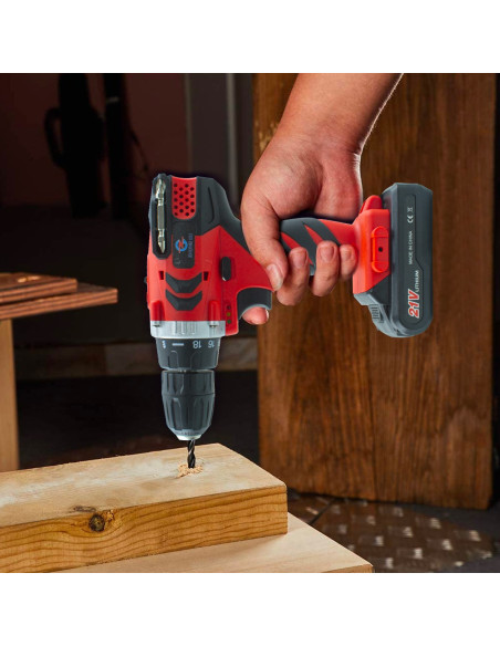 Étui et accessoires pour perceuse sans fil à double batterie