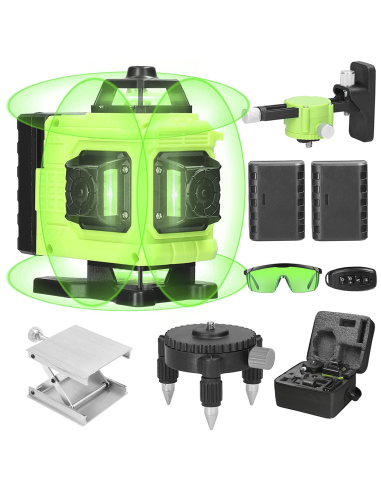 Niveau Laser Vert Croix 16 Lignes...