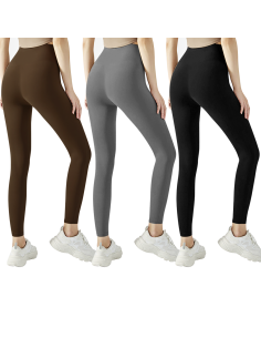 YALISHI Legging taille haute pour femme sportive pour...