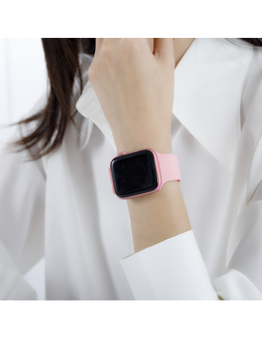 Smartwatch W26 PRO MAX Série 8 avec écouteurs et double sangle de sport Fitness Rose