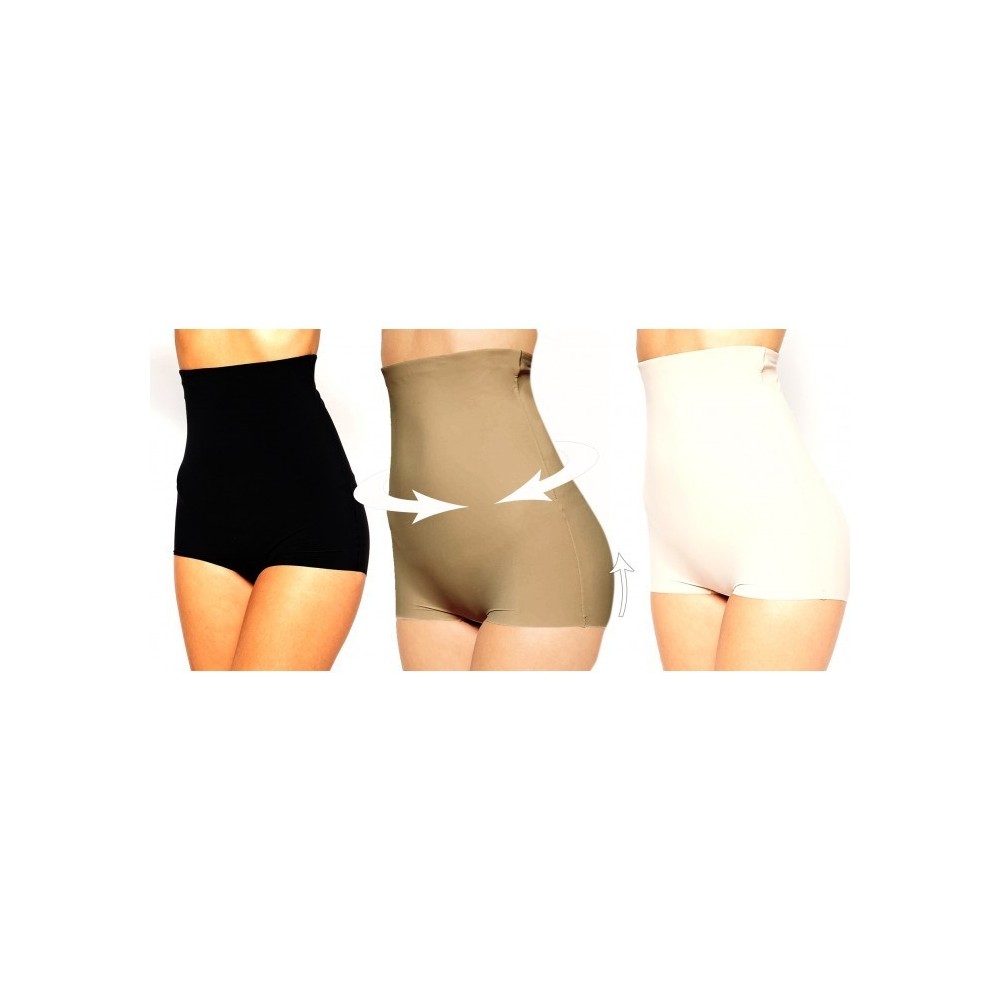 Short taille haute - Gaine amincissante - jusqu'à une taille en moins - effet push-up