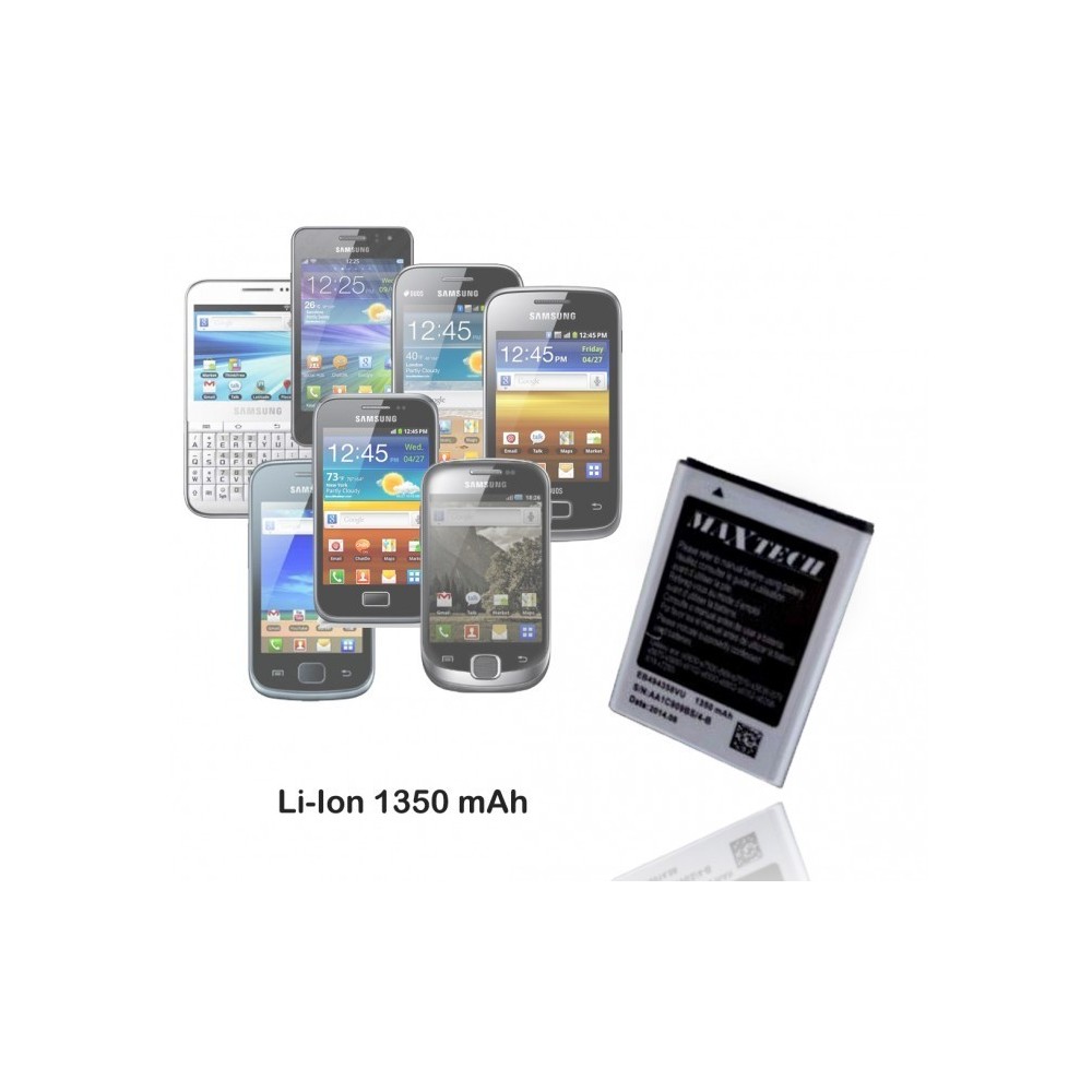 Batterie compatible Samsung Galaxy Ace - MaxTech batterie Li-ion 1350mAh T012 