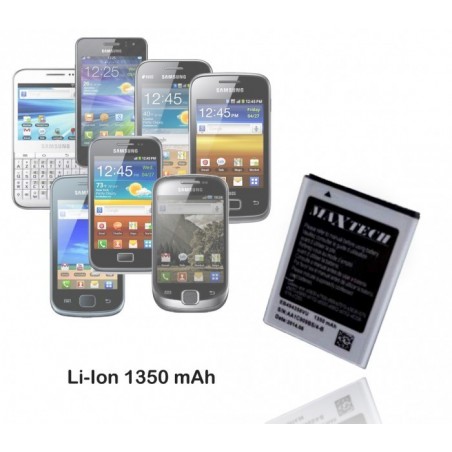 Batterie compatible Samsung Galaxy Ace - MaxTech batterie Li-ion 1350mAh T012 