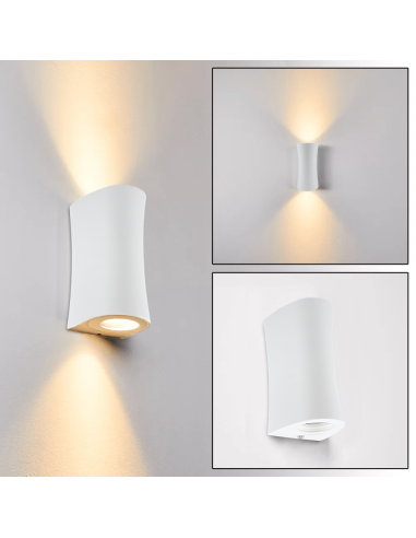 Applique murale en plâtre GU10 Montage mural...