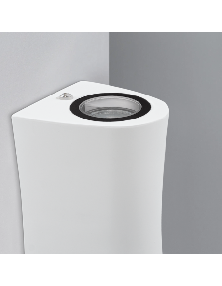 Applique murale en plâtre GU10 Montage mural Double émission lumineuse