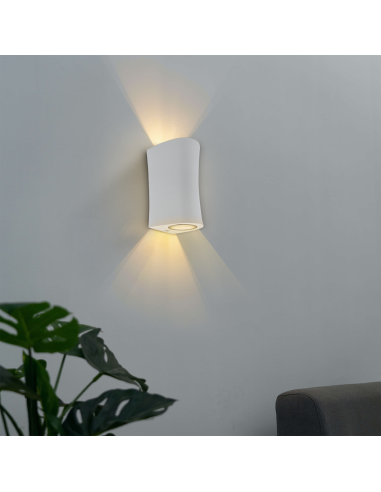 Applique murale en plâtre GU10 Montage mural...