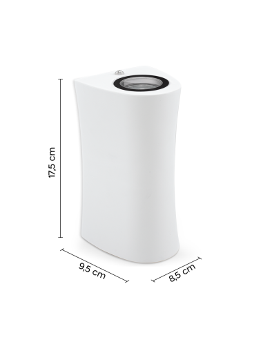 Applique murale en plâtre GU10 Montage mural...