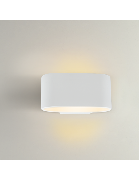 Applique en plâtre G9 Montage mural Double émission lumineuse