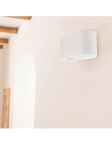 Applique en plâtre G9 Montage mural Double...