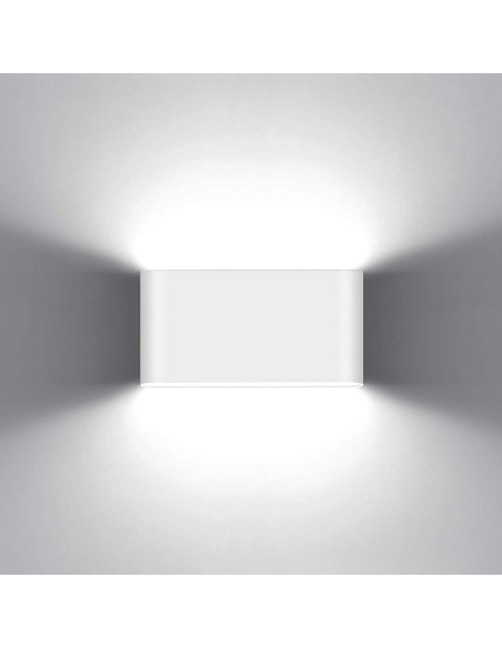 Applique en plâtre G9 Montage mural Double émission lumineuse