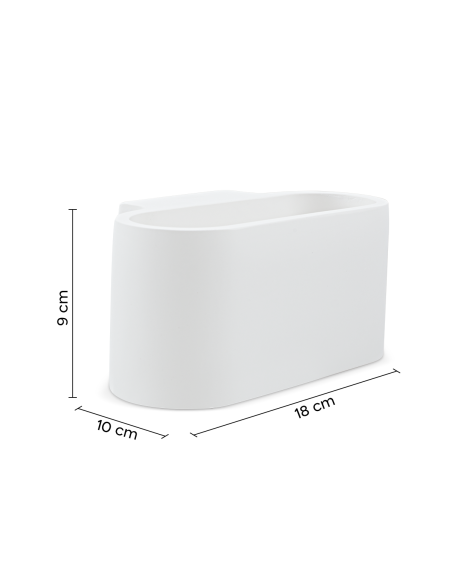 Applique en plâtre G9 Montage mural Double émission lumineuse