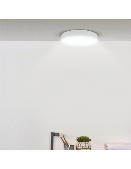 Plafonnier LED Orbita 50W lumière blanche 6000K Applique intérieure ronde mince