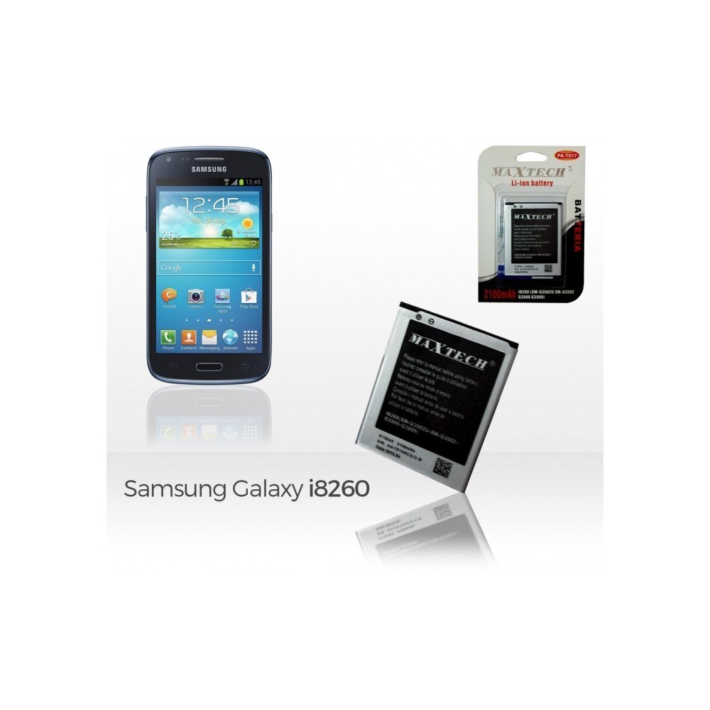 Batterie compatible Samsung Galaxy trend 3 i8260 - MaxTech batterie Li-ion 2100mAh T017