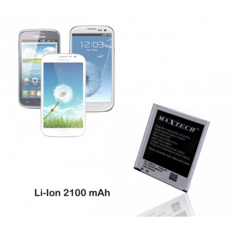 Batterie compatible Samsung Galaxy trend 3 i8260 - MaxTech batterie Li-ion 2100mAh T017