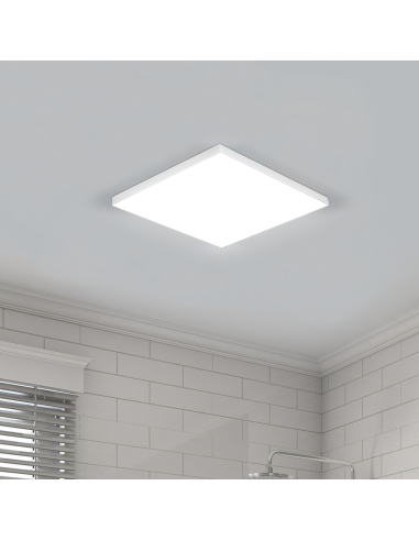 Plafonnier LED 32W lumière blanche 6000K slim...