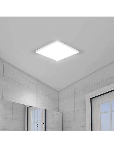 Plafonnier LED orbite 22W lumière blanche 6000K...