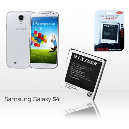 Batterie compatible Samsung Galaxy S4 (9500)- MaxTech batterie Li-ion 2600mAh