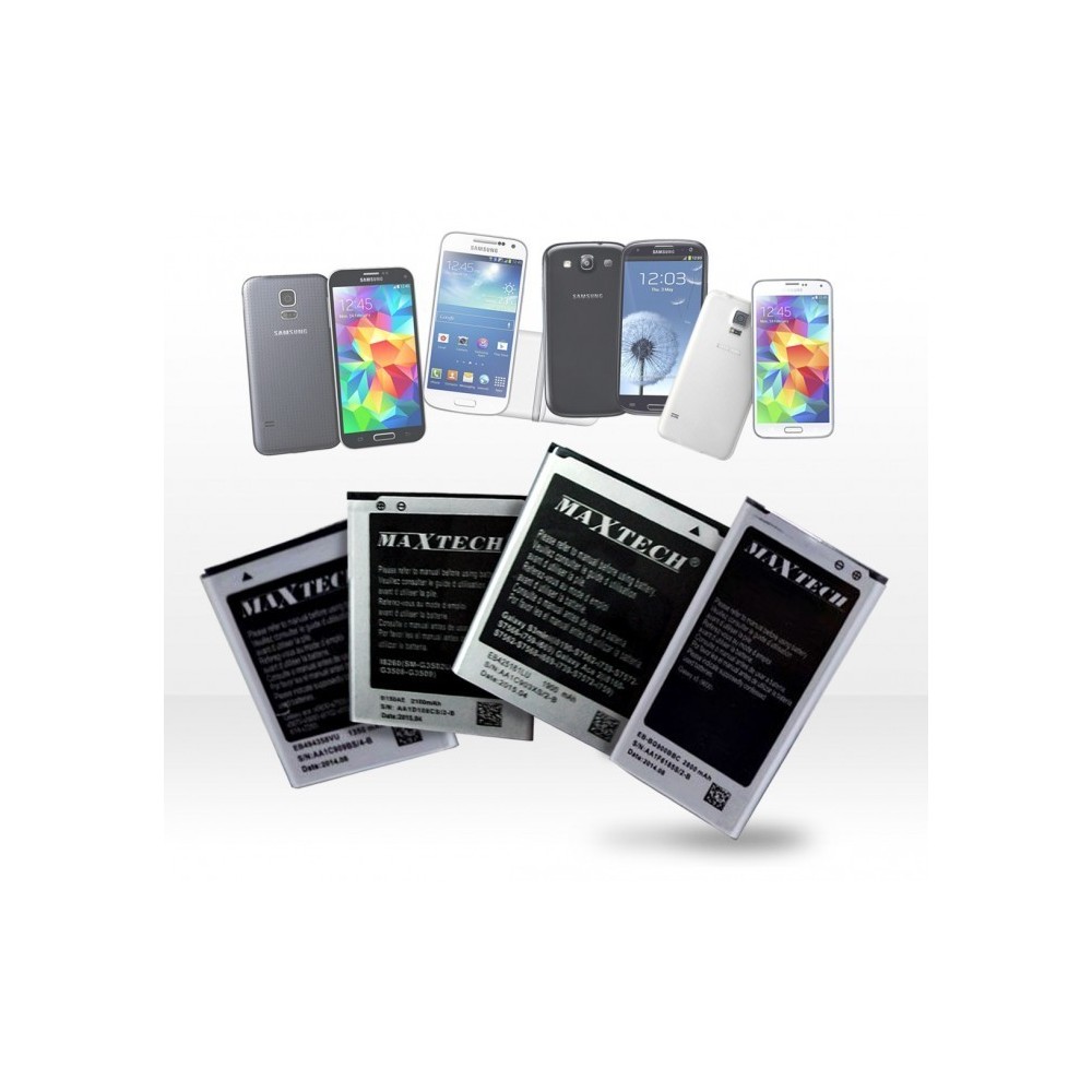 Batterie compatible Samsung Galaxy s4 Mini i9192 - MaxTech batterie Li-ion 1900mAh T011