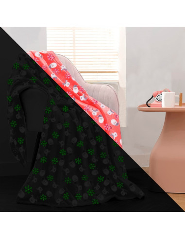 Couverture Magique Enfant Renne et Père Noël...