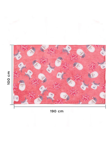 Couverture Magique Enfant Renne et Père Noël...