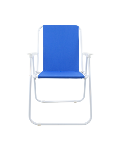 Chaise de jardin pliante en acier Sea Beach Relax pour le camping