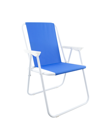 Chaise de jardin pliante en acier Sea Beach Relax pour le camping