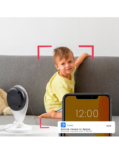 Caméra IP HD Wi-Fi P2P Vidéosurveillance...