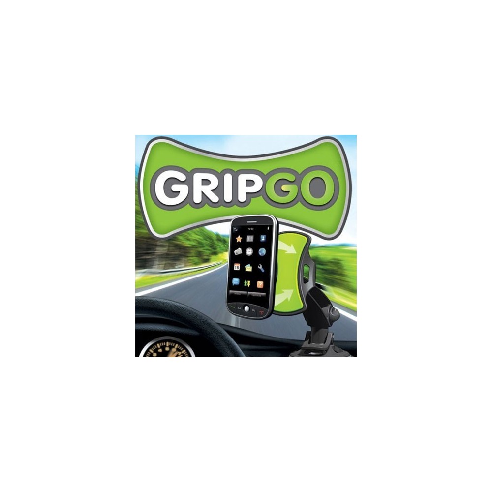 Support universel "GRIPGO" pour voiture, compatible avec GPS, smartphones