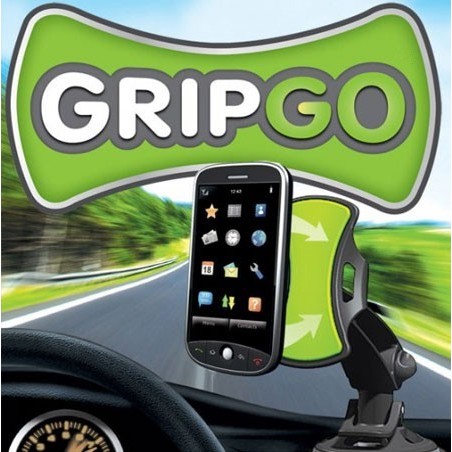 Support universel "GRIPGO" pour voiture, compatible avec GPS, smartphones
