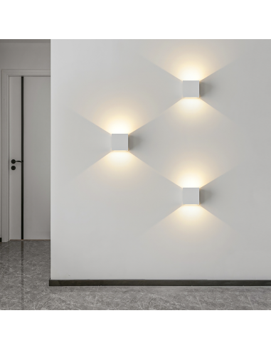 Applique Murale en Plâtre GS-5019 G9 Montage...