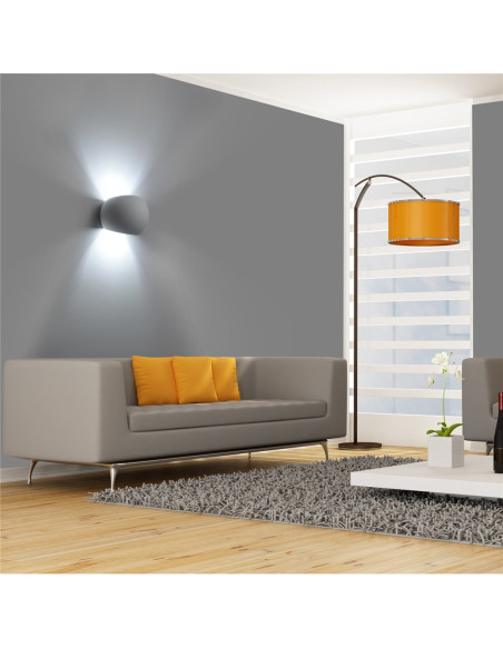 Applique en plâtre GS-5017 G9 Montage mural Double émission lumineuse