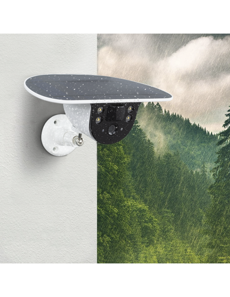 Caméra charge solaire contrôle d'APP Wi-Fi infrarouge sans fil extérieure