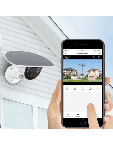 Caméra charge solaire contrôle d'APP Wi-Fi...