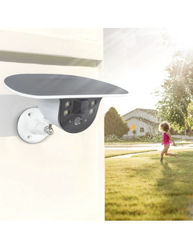 Caméra charge solaire contrôle d'APP Wi-Fi...