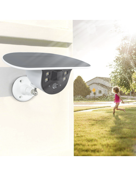 Caméra charge solaire contrôle d'APP Wi-Fi infrarouge sans fil extérieure