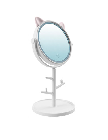 Miroir de maquillage cosmétique de table à LED...