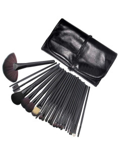 24 pinceaux de maquillage professionnels pour fond de...