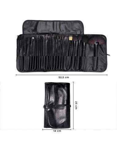 24 pinceaux de maquillage professionnels pour...