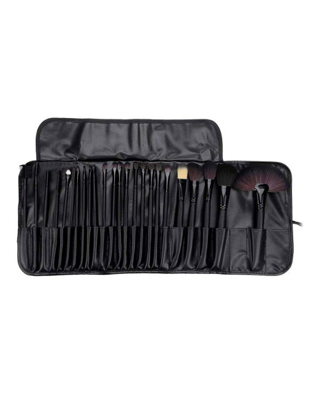 24 pinceaux de maquillage professionnels pour fond de teint et fard à paupières