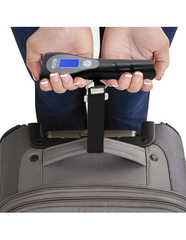 Pèse-bagage numérique portable avec lampe de...