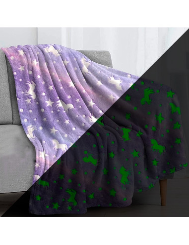 Couverture Magique Enfant Lilas Fluorescent...