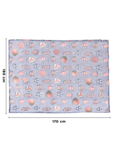 Couverture polaire magique enfant Basketball...