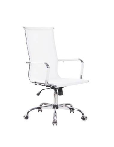 Chaise de bureau en maille à dossier haut RENZO...